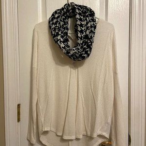 Houndstooth Infinity Scarf